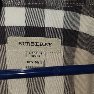 Burberry button down shirt